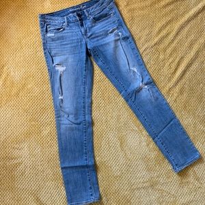Glitter Sparkle American Eagle Skinny Jeans size 6